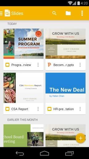 Google幻灯片app